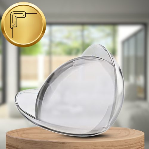 Bútor sarokvédők gyerekeknek, átlátszó, 12 db, kerek, Nicekids