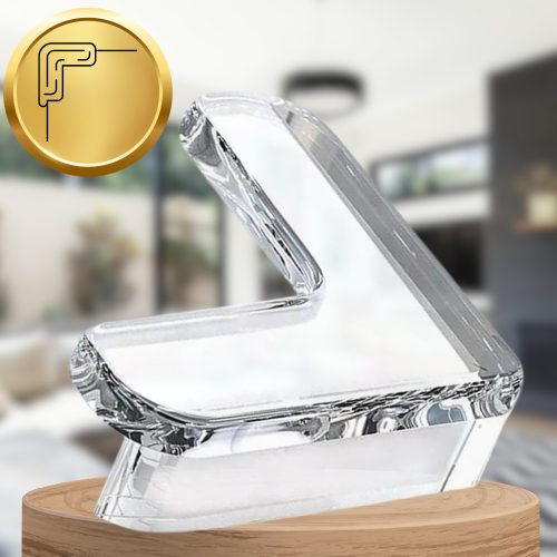 Bútor sarokvédő gyerekeknek, L alakú, átlátszó, 12 db, Nicekids