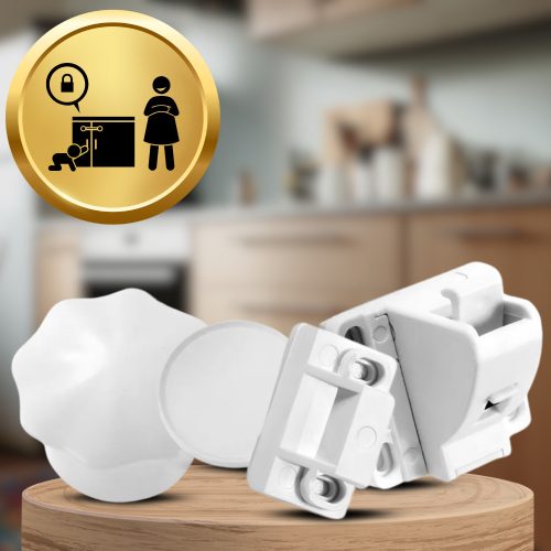 Mágneses gyermekbiztonsági zár szekrényekhez és fiókokhoz, NiceKids