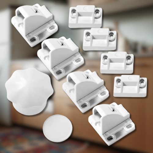 Mágneses gyermekbiztonsági zár szekrényekhez és fiókokhoz, NiceKids