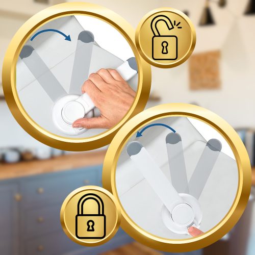 WC-fedél biztonsági zár gyerekeknek NiceKids