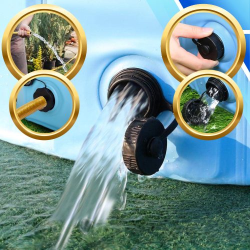 Összecsukható medence kutyáknak és gyerekeknek 80 x 30 cm-es turistakerti hordozható