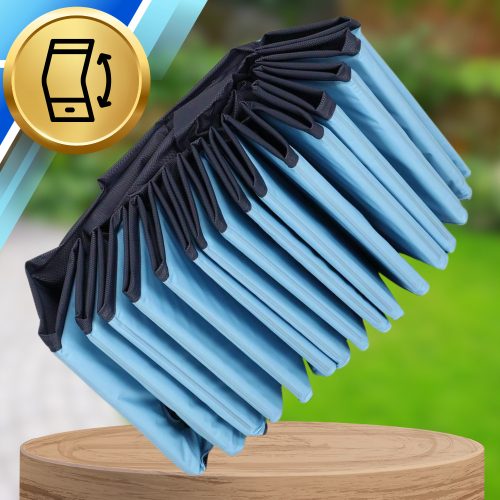 Összecsukható medence kutyáknak és gyerekeknek 100 x 30 cm-es turistakerti hordozható