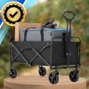 Összecsukható szállítókocsi 100 kg, fekete