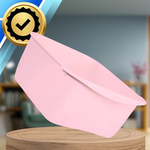 Összecsukható műanyag tárolópolc 5 színes fiókkal és kerekekkel 89x35x36cm