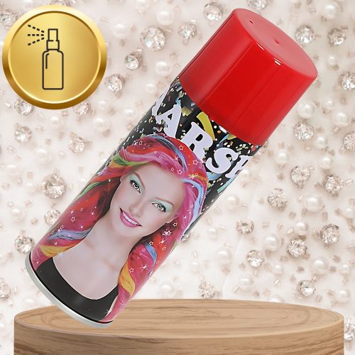 Hajfesték spray vörös csillogással, 250 ml
