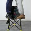 Összecsukható horgász- és kempingszék háttámlával és zsebbel