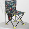 Összecsukható horgász- és kempingszék háttámlával és zsebbel