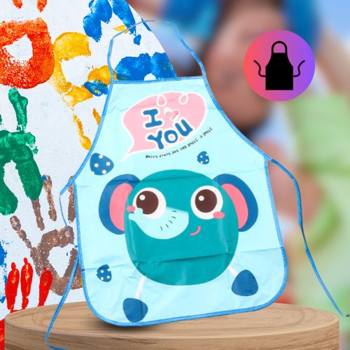 Gyerek kötény kézműves konyhai védőfelszereléshez