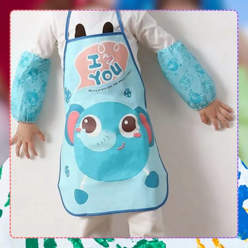 Gyerek kötény kézműves konyhai védőfelszereléshez