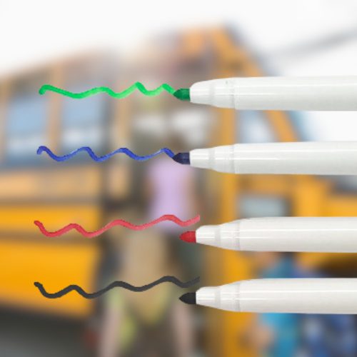 4 db törölhető táblafilc mágnessel