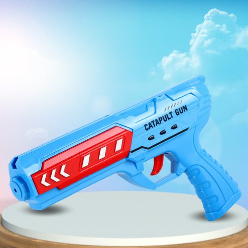 Habszivacs siklórepülő pisztollyal, LED játék, kék