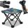 Kényelmes összecsukható utazó kempingszék, fekete