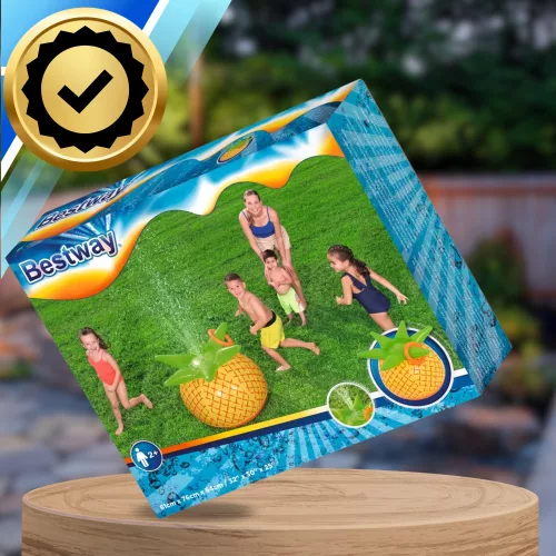 Bestway Felfújható Ananász Szökőkút Kerti Locsoló Gyerekeknek, Nyári, 81 CM