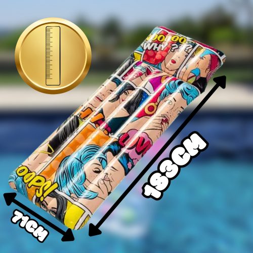 Bestway 44059 felfújható úszómatrac Pop Art, 183 cm