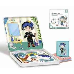 Mágneses ruhadarabok fa kockák Zkb-2013