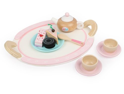 Fa játék teáskészlet, 12 darabos