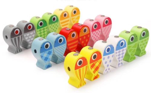 Horgászjáték, halfogás mágneses gyöngyökkel, delfin egyensúlyozás