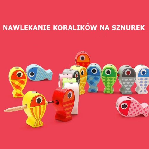 Horgászjáték, halfogás mágneses gyöngyökkel, delfin egyensúlyozás