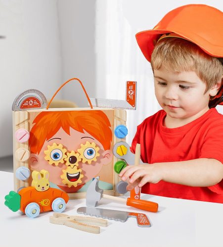 Fa műhely gyerekeknek szerszámkészlet JHTOY-577