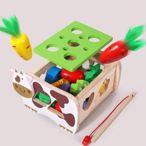 Répa és féreg tehén válogató játék