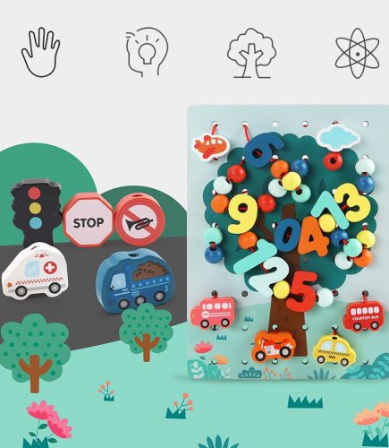 Fa figurák és számok JHTOY-988