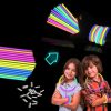 Világító karkötők, fluoreszkáló fejpántok, világító rudak 100 rudak