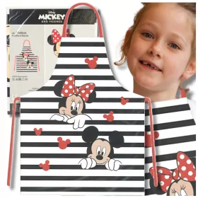 Gyerek konyhai kötény Mickey és Minnie Mouse
