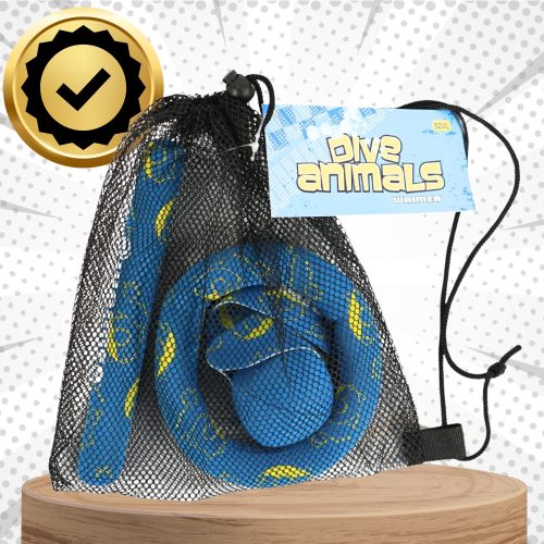 Neoprén úszó- és búvárjáték-készlet gyerekeknek, kék