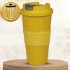 Utazó termosz bögre kávéhoz és teához, 480 ml, sárga