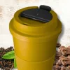 Utazó termosz bögre kávéhoz és teához, 480 ml, sárga