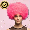 Afro paróka bulikra, fotózásra, leánybúcsúkra, születésnapokra, rózsaszín