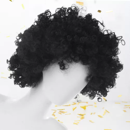 Afro paróka bulikba, fotófülkékbe, leánybúcsúkra, fekete