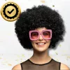 Afro paróka bulikba, fotófülkékbe, leánybúcsúkra, fekete
