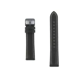   Samsung Galaxy Watch Strap Studio 20mm valódi bőr szíj, fekete