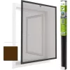 Szúnyogháló Ablak Alu 100X120 Barna Plusz