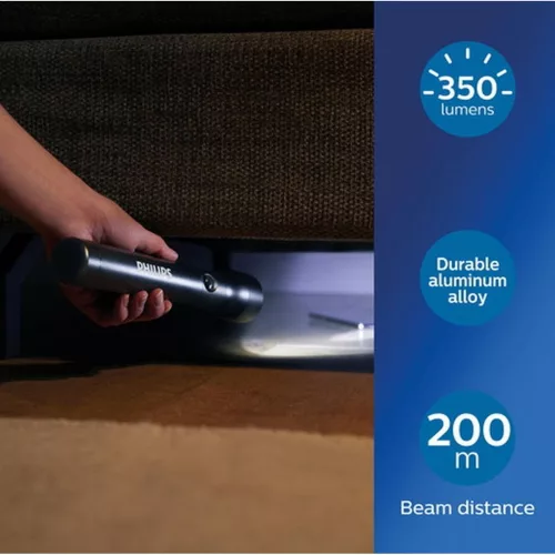 alumínium taktikai lámpa 25,6cm philips
