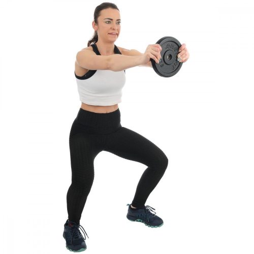 fekete öntöttvas súlytárcsa 5 kg enero fit fi26.5