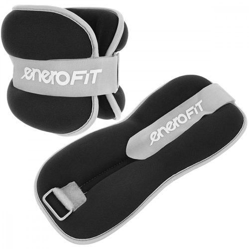 Csukló - bokasúly, kéz-lábsúly 2×2 kg fekete-szürke Enero fit