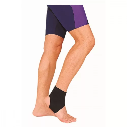 Uniszex bokatámasz, Hms, neoprén/nylon, XL, fekete