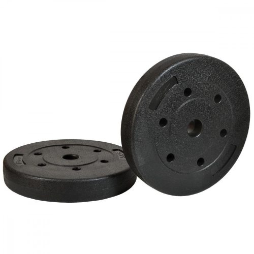 műanyag borítású beton súlytárcsa 5 kg enero fit átmérő 29,5 mm