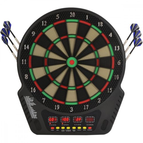 elektronikus darts tápellátással és 4 enerométeres 51,5 cm