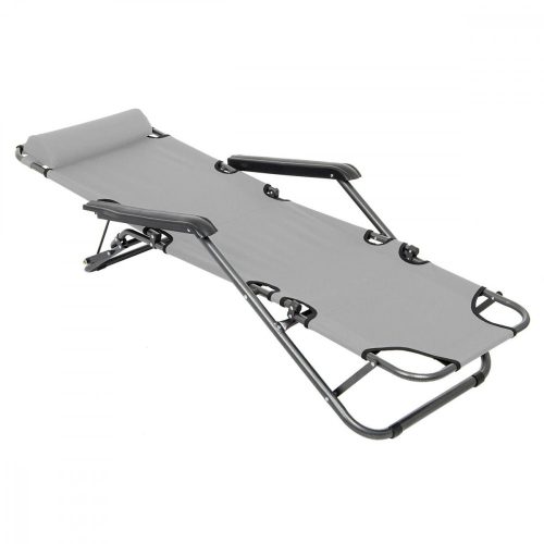 több pozíciós szék szürke fejtámlával