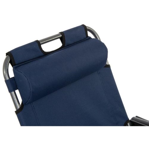 Több Pozícióban Állítható Szék Fejtámlával, Sötétkék