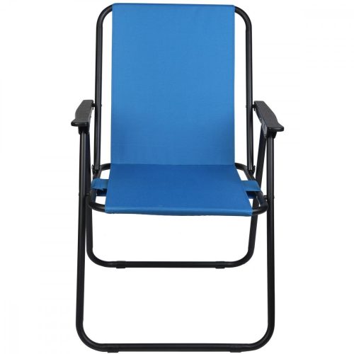 kemping szék karfával 52x44x75cm összehajtható kék