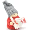 Dekoratív Baba Táskával Piros Lány 7,5 Cm