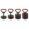 kompozit súlyzó kettlebell 10 kg (4x2.5kg) eb fit