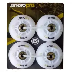   4db korcsolyakerék készlet, Enero Pro, PU, 64 MM, csapágyakkal, 7 LED, 197209940