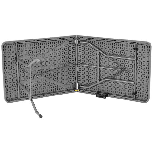 Bőröndönné Összecsukható Vendégasztal 180X70Cm Max.100Kg Szürke