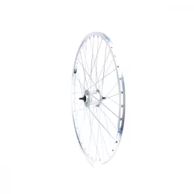 28 coll első kerék shimano agyával, ezüst felnivel